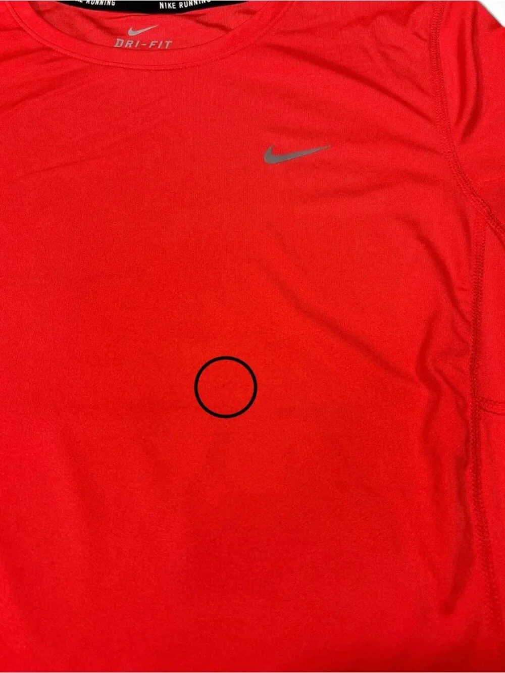 NIKE Dri-Fit Athletic Shirt - Medium - Red